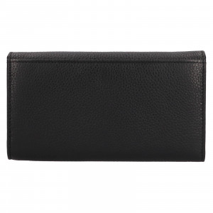 Dámska kožená peňaženka Lagen Manon - čierna