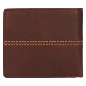 Pánska kožená peňaženka Lagen Arnaud - hnedá