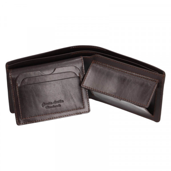 Pánska kožená peňaženka Lagen Enzo - tmavo hnedá
