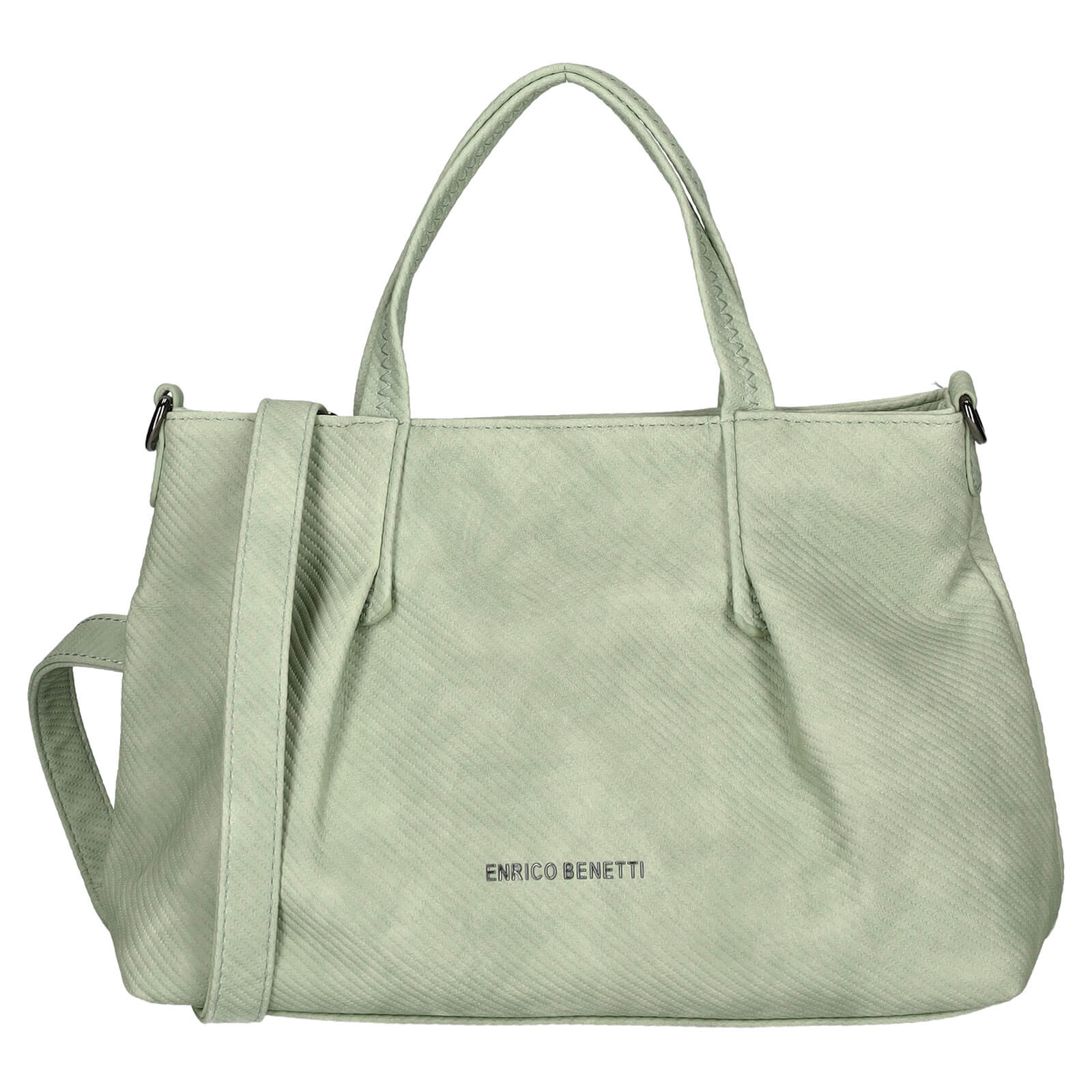 Menšia dámska kabelka Enrico Benetti Dorés - svetlo zelená
