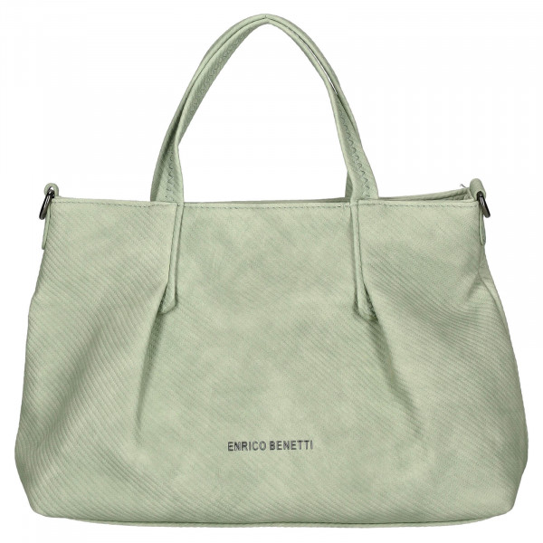 Menšia dámska kabelka Enrico Benetti Dorés - svetlo zelená